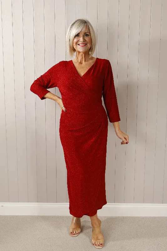 Cheshire dress Red