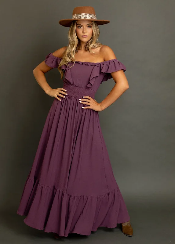Dawn Dress in Dusty Iris