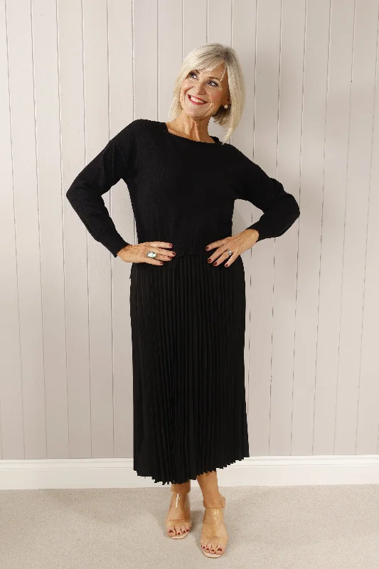 Kensington two piece dress Black
