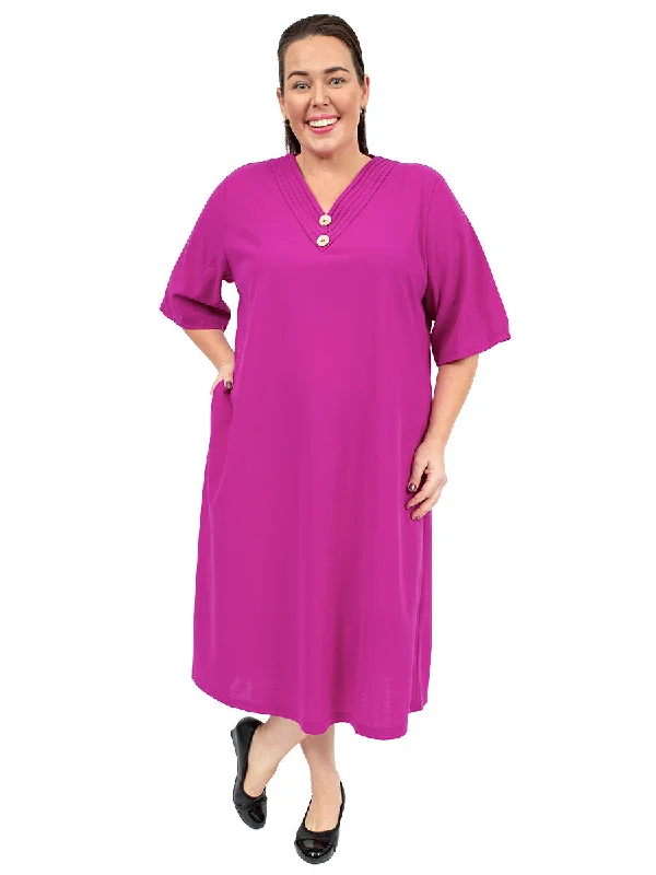 Nikita Dress - Plum*