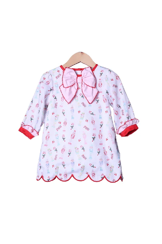 Nutcracker Knit Bow Dress