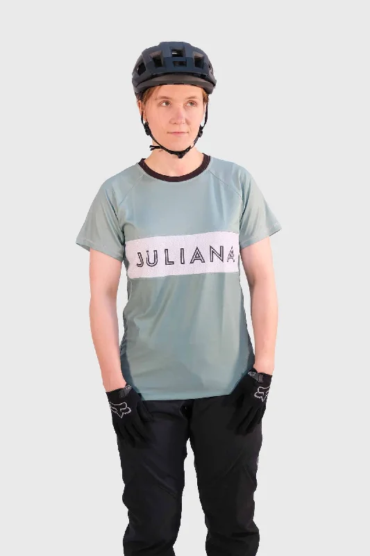 Juliana Bicycles Dot Trail Jersey - Sage Scoop Neck Jersey Top