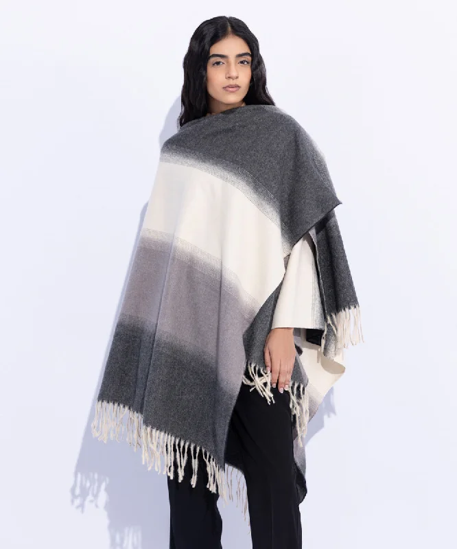 Cape Shawl Elegant Wool Shawl Cape