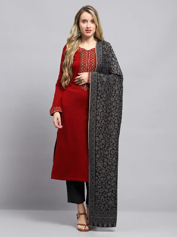 Women Black Self Design Shawl Cozy Fleece Shawl Cape